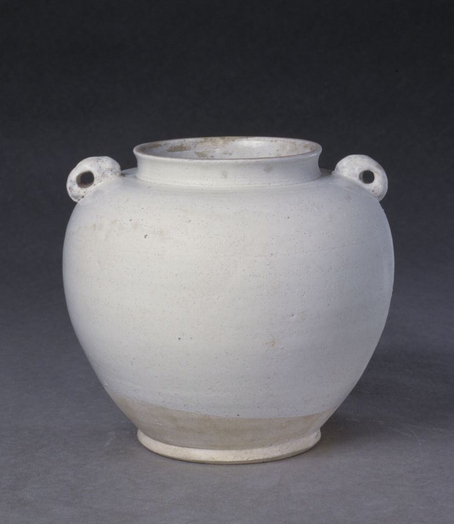 图片[1]-White glaze rabbit pot-China Archive
